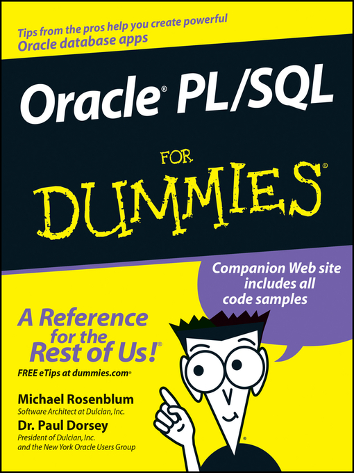 Title details for Oracle PL/SQL For Dummies by Michael Rosenblum - Available